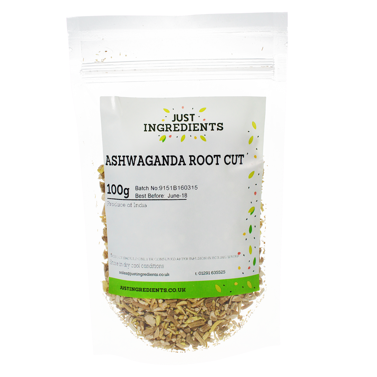 Ashwagandha Root cut